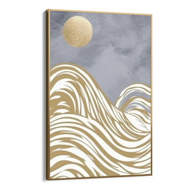 Quadro Stampa su Tela Onde di luna - CupidoDesign