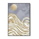 Quadro Stampa su Tela Onde di luna - CupidoDesign