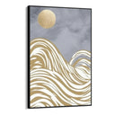 Quadro Stampa su Tela Onde di luna - CupidoDesign
