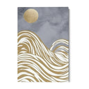 Quadro Stampa su Tela Onde di luna - CupidoDesign