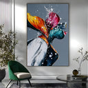 Quadro Stampa su Tela Orchidea Viva - CupidoDesign