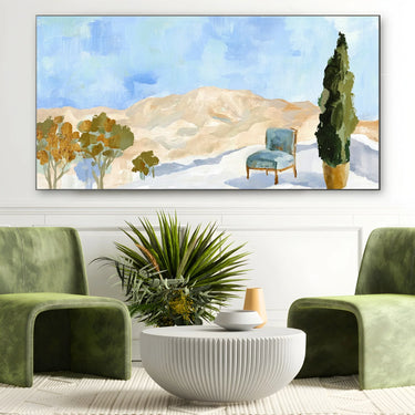 Quadro Stampa su Tela Orizzonte Pallido - CupidoDesign