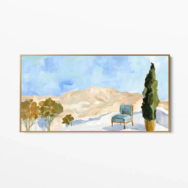 Quadro Stampa su Tela Orizzonte Pallido - CupidoDesign
