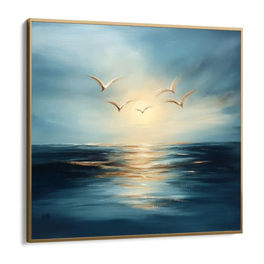 Quadro Stampa su Tela Oro Quieto - CupidoDesign