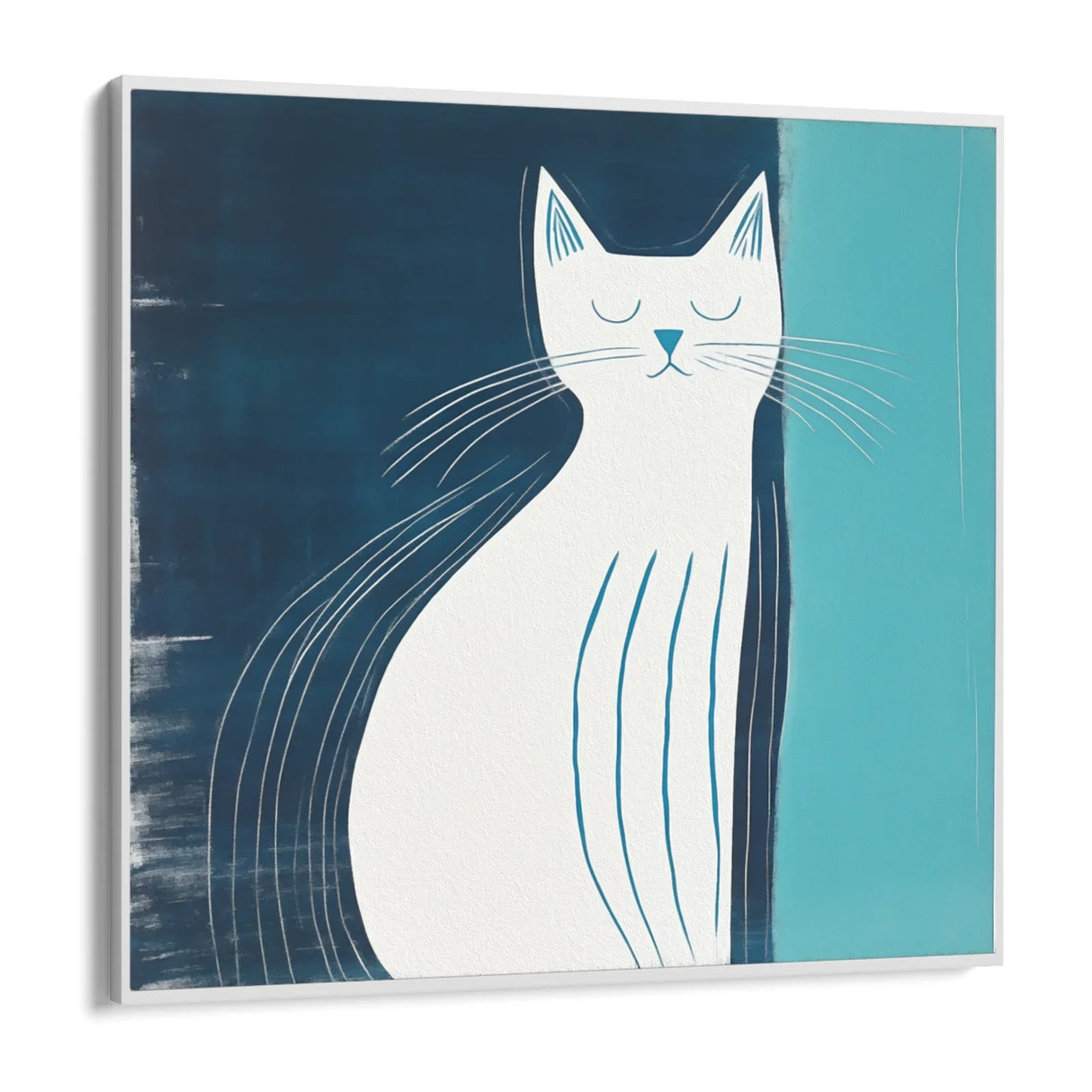 Quadro Stampa su Tela Pace Felina - CupidoDesign
