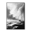 Quadro Stampa su Tela Mare in Burrasca - CupidoDesign
