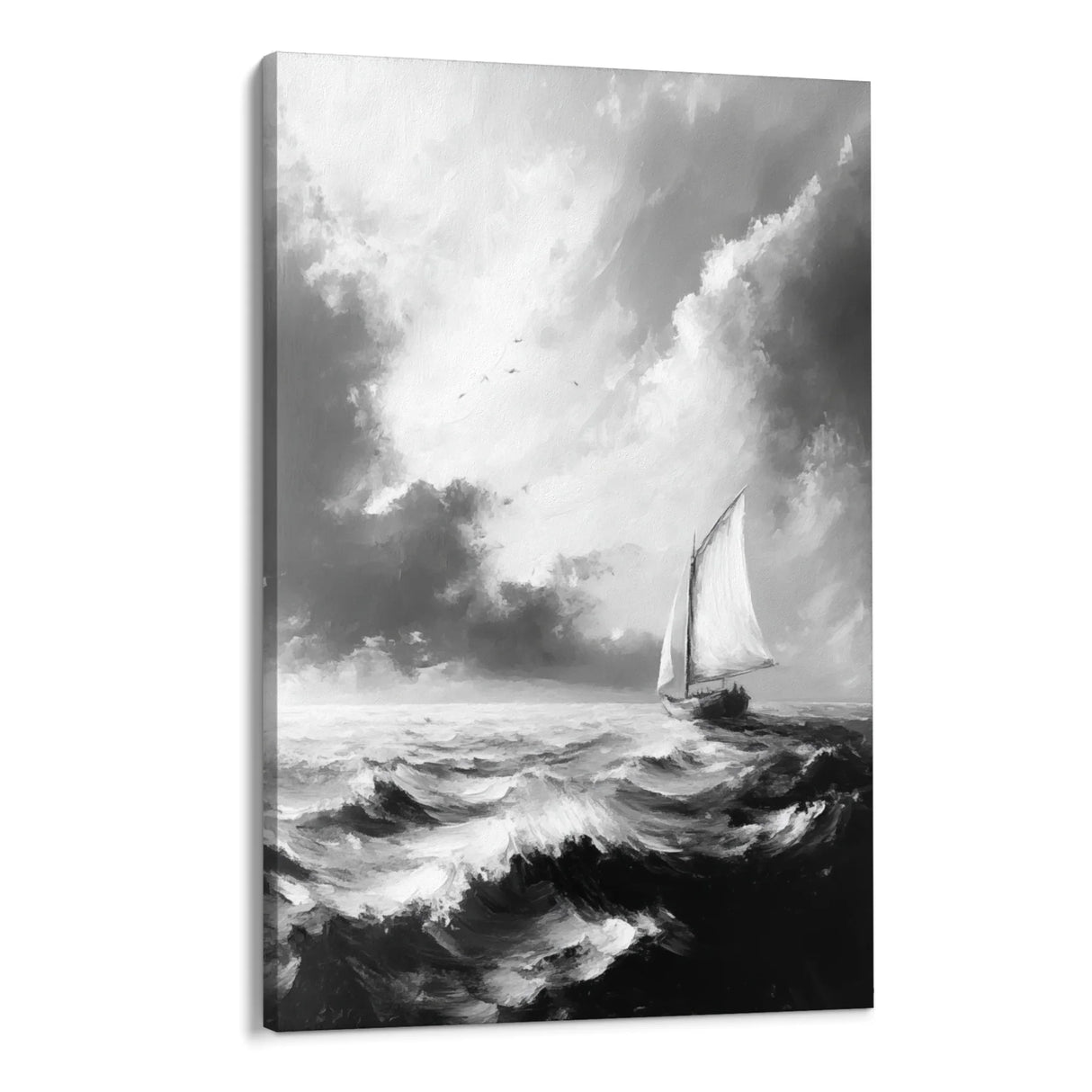 Quadro Stampa su Tela Mare in Burrasca - CupidoDesign