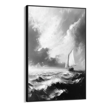 Quadro Stampa su Tela Mare in Burrasca - CupidoDesign