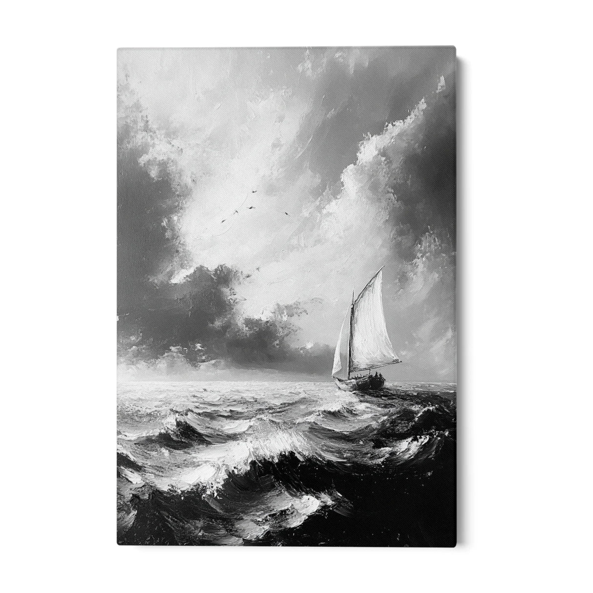 Quadro Stampa su Tela Mare in Burrasca - CupidoDesign