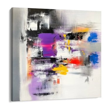 Quadro Stampa su Tela Pace Vibrante - CupidoDesign