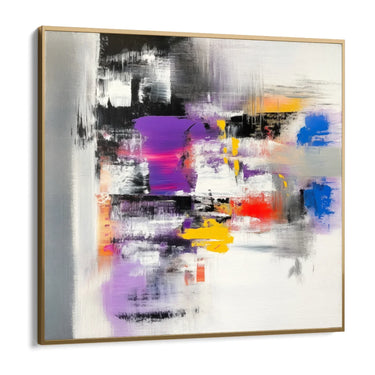 Quadro Stampa su Tela Pace Vibrante - CupidoDesign