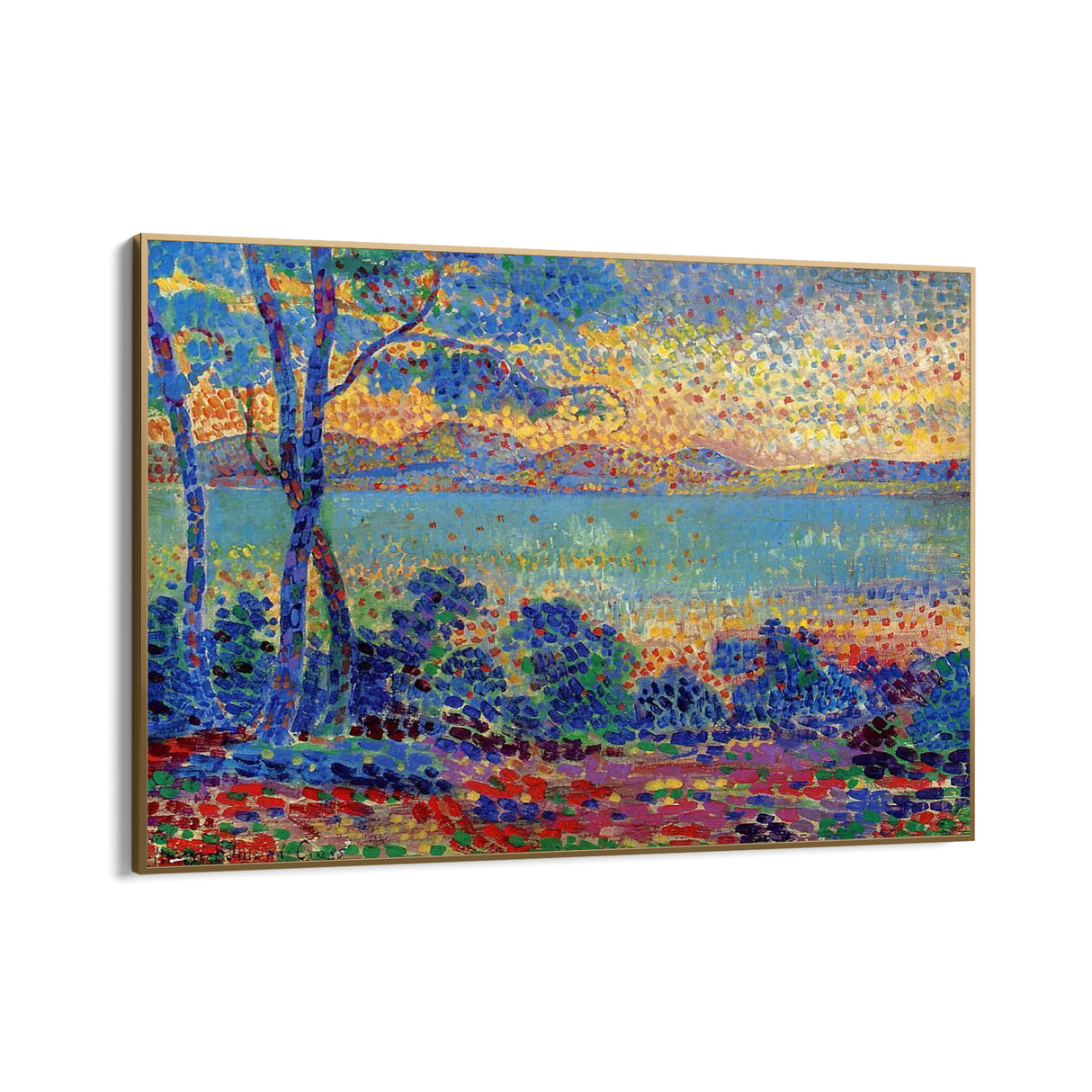 Quadro Stampa su Tela Paesaggio, Henri Edmond Cross - CupidoDesign