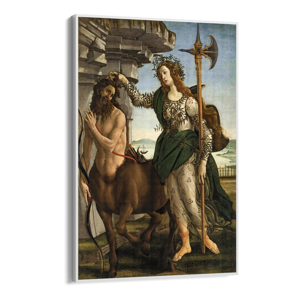 Quadro Stampa su Tela Pallade col Centauro, Sandro Botticelli - CupidoDesign