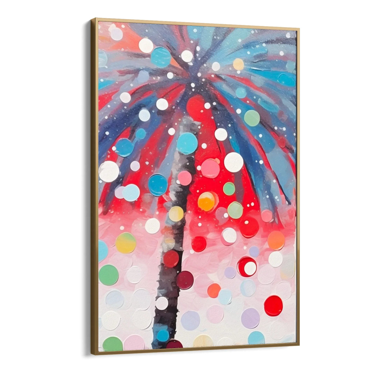 Quadro Stampa su Tela Palme colorate - CupidoDesign