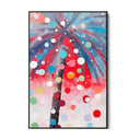 Quadro Stampa su Tela Palme colorate - CupidoDesign