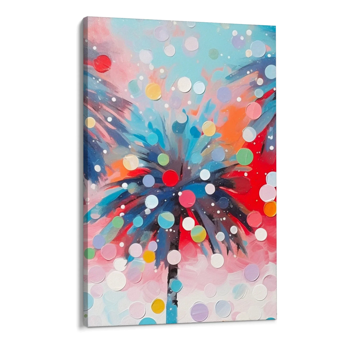 Quadro Stampa su Tela Palme colorate - CupidoDesign
