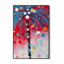 Quadro Stampa su Tela Palme colorate - CupidoDesign