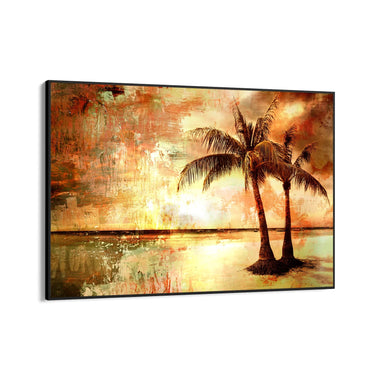 Quadro Stampa su Tela Palme nel sogno - CupidoDesign