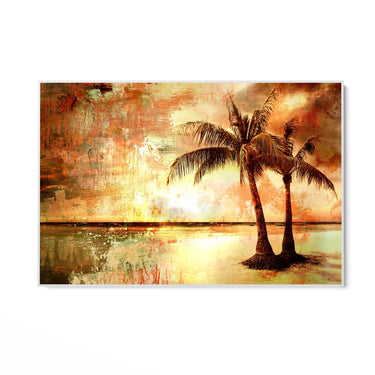 Quadro Stampa su Tela Palme nel sogno - CupidoDesign