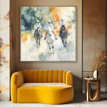 Quadro Stampa su Tela Passeggiata Dorata - CupidoDesign