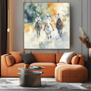 Quadro Stampa su Tela Passeggiata Dorata - CupidoDesign