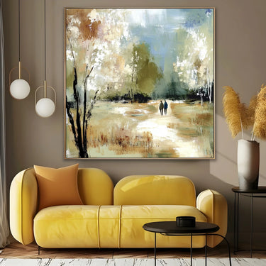 Quadro Stampa su Tela Passeggiata d’Autunno - CupidoDesign