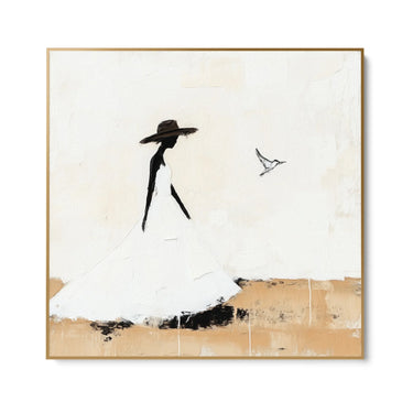 Quadro Stampa su Tela Passi Leggeri - CupidoDesign