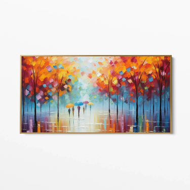 Quadro Stampa su Tela Passi Leggeri nel Giardino dell'Amore - CupidoDesign