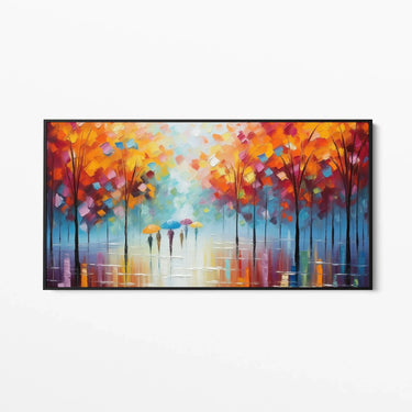 Quadro Stampa su Tela Passi Leggeri nel Giardino dell'Amore - CupidoDesign