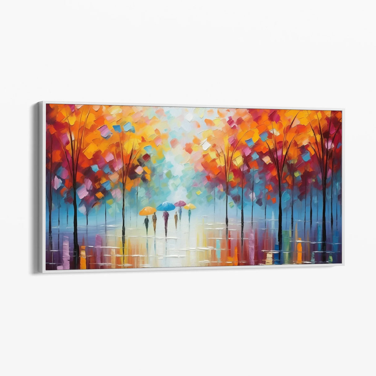 Quadro Stampa su Tela Passi Leggeri nel Giardino dell'Amore - CupidoDesign