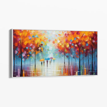 Quadro Stampa su Tela Passi Leggeri nel Giardino dell'Amore - CupidoDesign