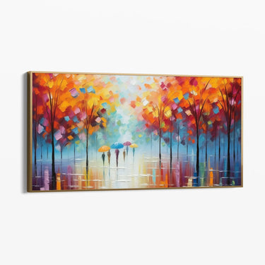 Quadro Stampa su Tela Passi Leggeri nel Giardino dell'Amore - CupidoDesign