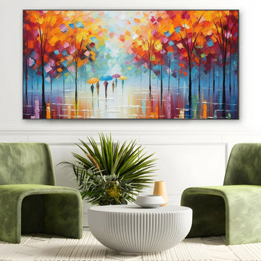 Quadro Stampa su Tela Passi Leggeri nel Giardino dell'Amore - CupidoDesign