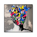 Quadro Stampa su Tela Pensiero Connesso - CupidoDesign