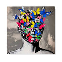 Quadro Stampa su Tela Pensiero Connesso - CupidoDesign