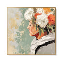 Quadro Stampa su Tela Pensiero Fiorito - CupidoDesign