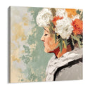 Quadro Stampa su Tela Pensiero Fiorito - CupidoDesign