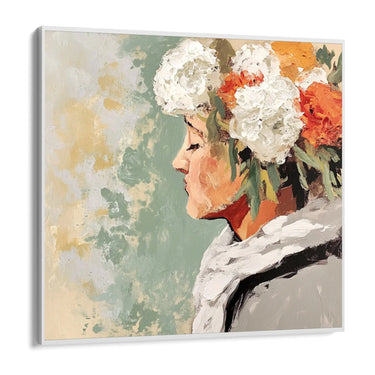 Quadro Stampa su Tela Pensiero Fiorito - CupidoDesign