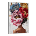 Quadro Stampa su Tela Pensiero Floreale - CupidoDesign