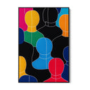 Quadro Stampa su Tela Pensiero Liquido - CupidoDesign