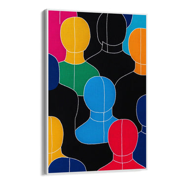 Quadro Stampa su Tela Pensiero Liquido - CupidoDesign
