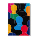 Quadro Stampa su Tela Pensiero Liquido - CupidoDesign