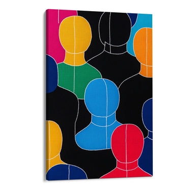 Quadro Stampa su Tela Pensiero Liquido - CupidoDesign