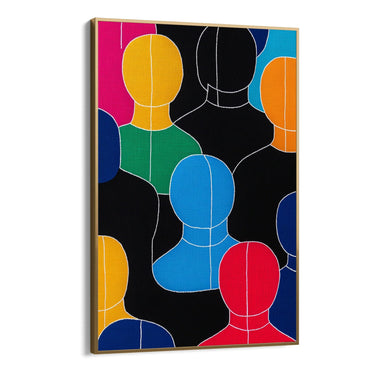 Quadro Stampa su Tela Pensiero Liquido - CupidoDesign