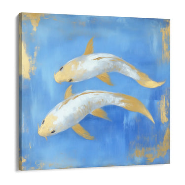 Quadro Stampa su Tela Percorso Celeste - CupidoDesign