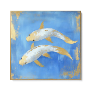 Quadro Stampa su Tela Percorso Celeste - CupidoDesign