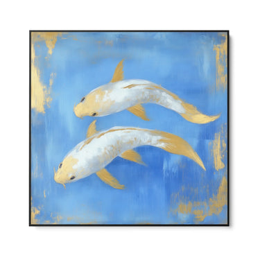 Quadro Stampa su Tela Percorso Celeste - CupidoDesign