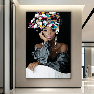 Quadro Stampa su Tela Petali Scuri - CupidoDesign