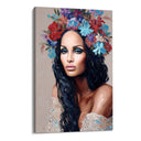 Quadro Stampa su Tela Petali e Pennellate - CupidoDesign