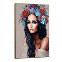 Quadro Stampa su Tela Petali e Pennellate - CupidoDesign